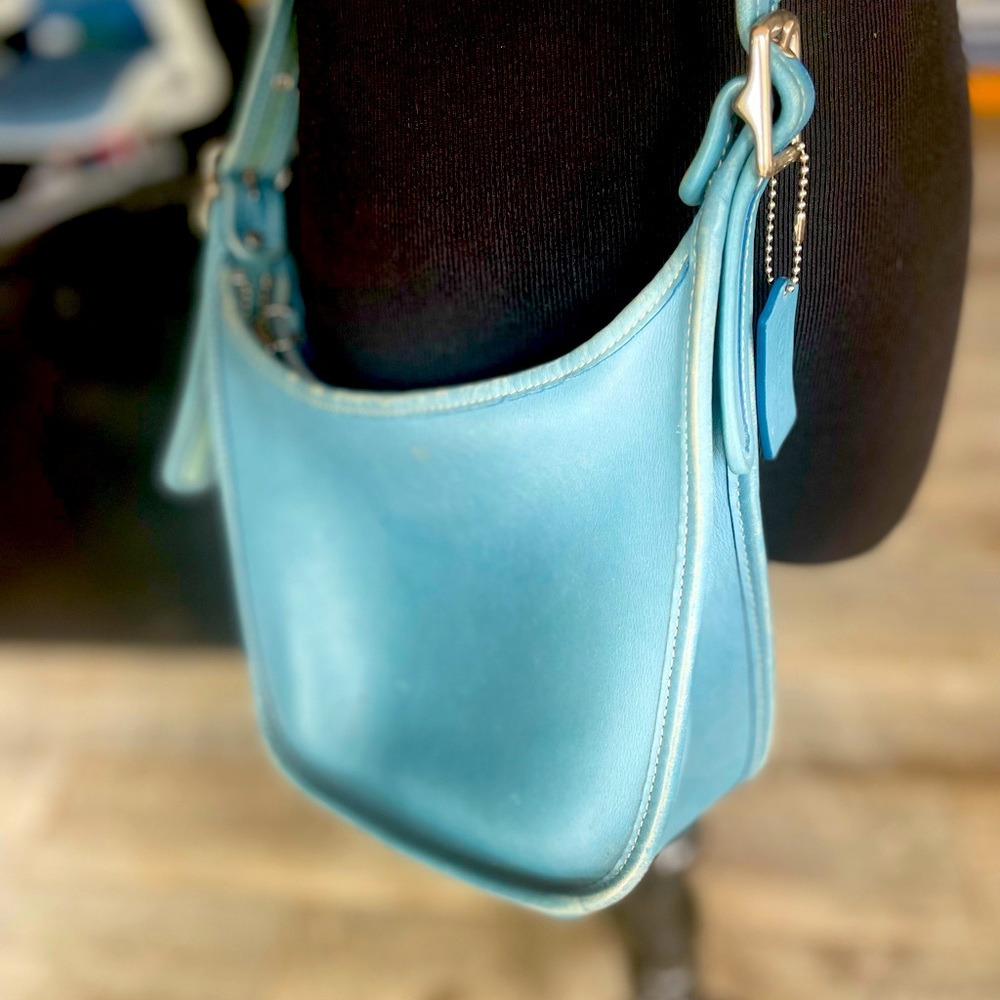 Coach leather crossbody bag